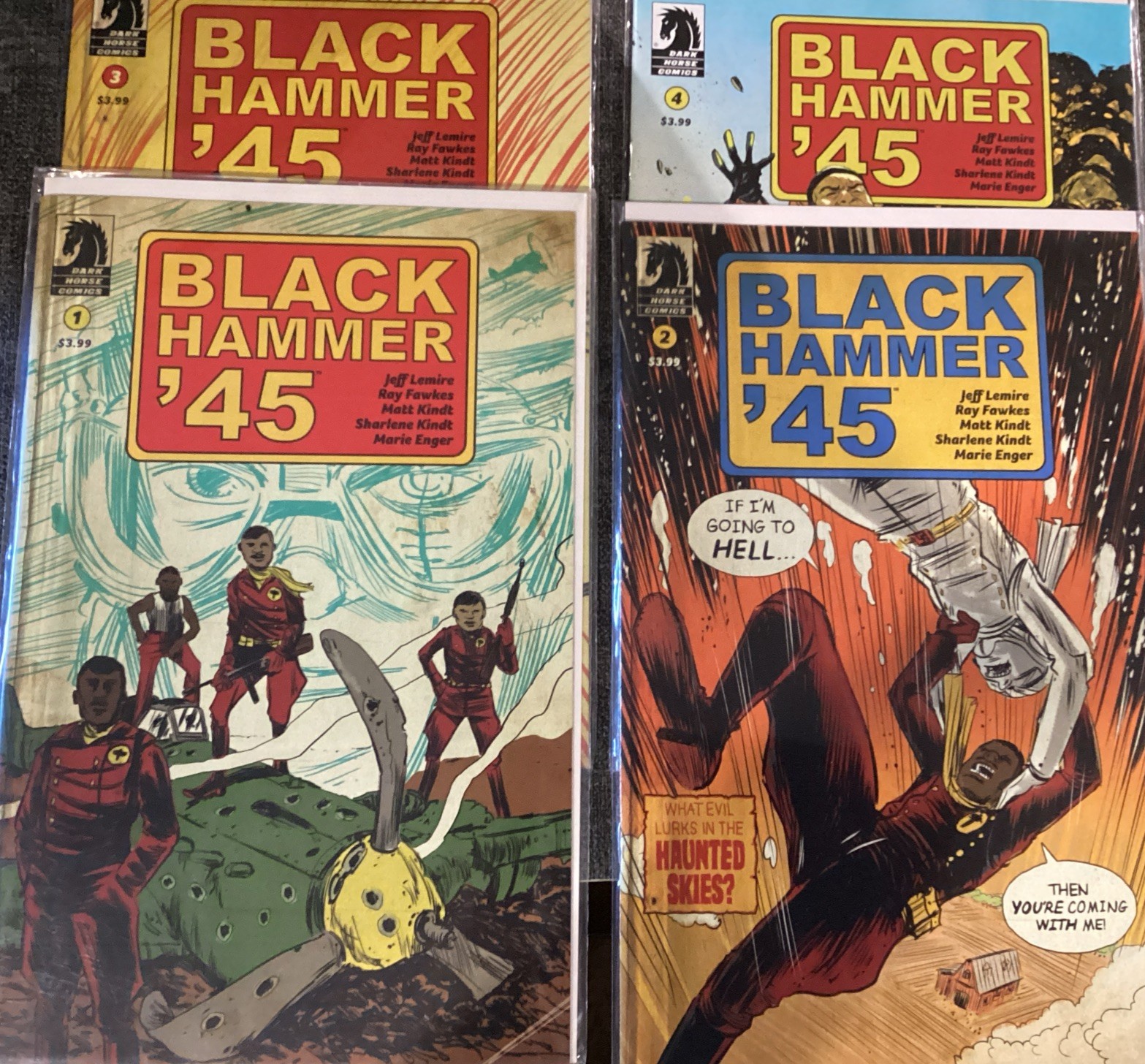 Black Hammer \'45: From the World of Black Hammer #1-4 (Dark Horse 2019) Full Run Black Hammer \'45: From the World of Black Hammer #1-4 (Dark Horse 2019) Full Run
