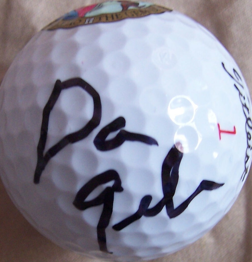 Vice President Dan Quayle signed autograph Titleist golf ball JSA George Bush VP Vice President Dan Quayle signed autograph Titleist golf ball JSA George Bush VP