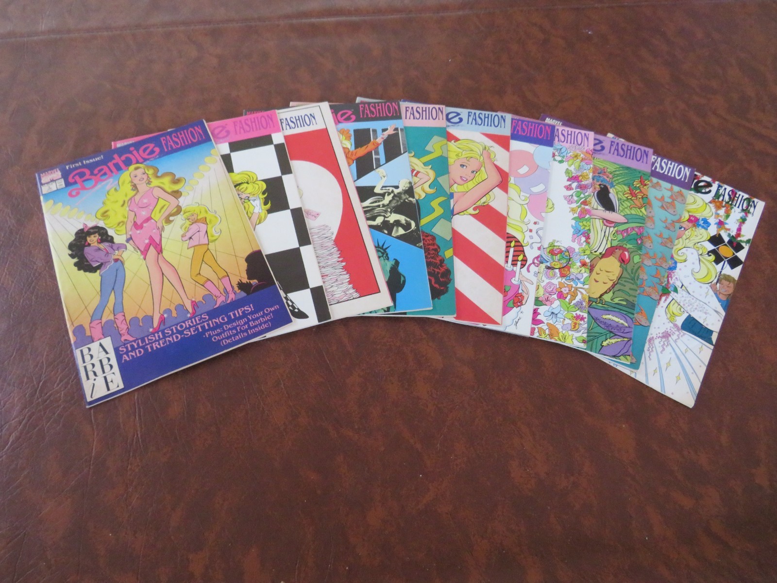 BARBIE FASHION Comic Lot 11-issues 1 thru 8, 12, 13, & 20  Marvel Comics 1990s