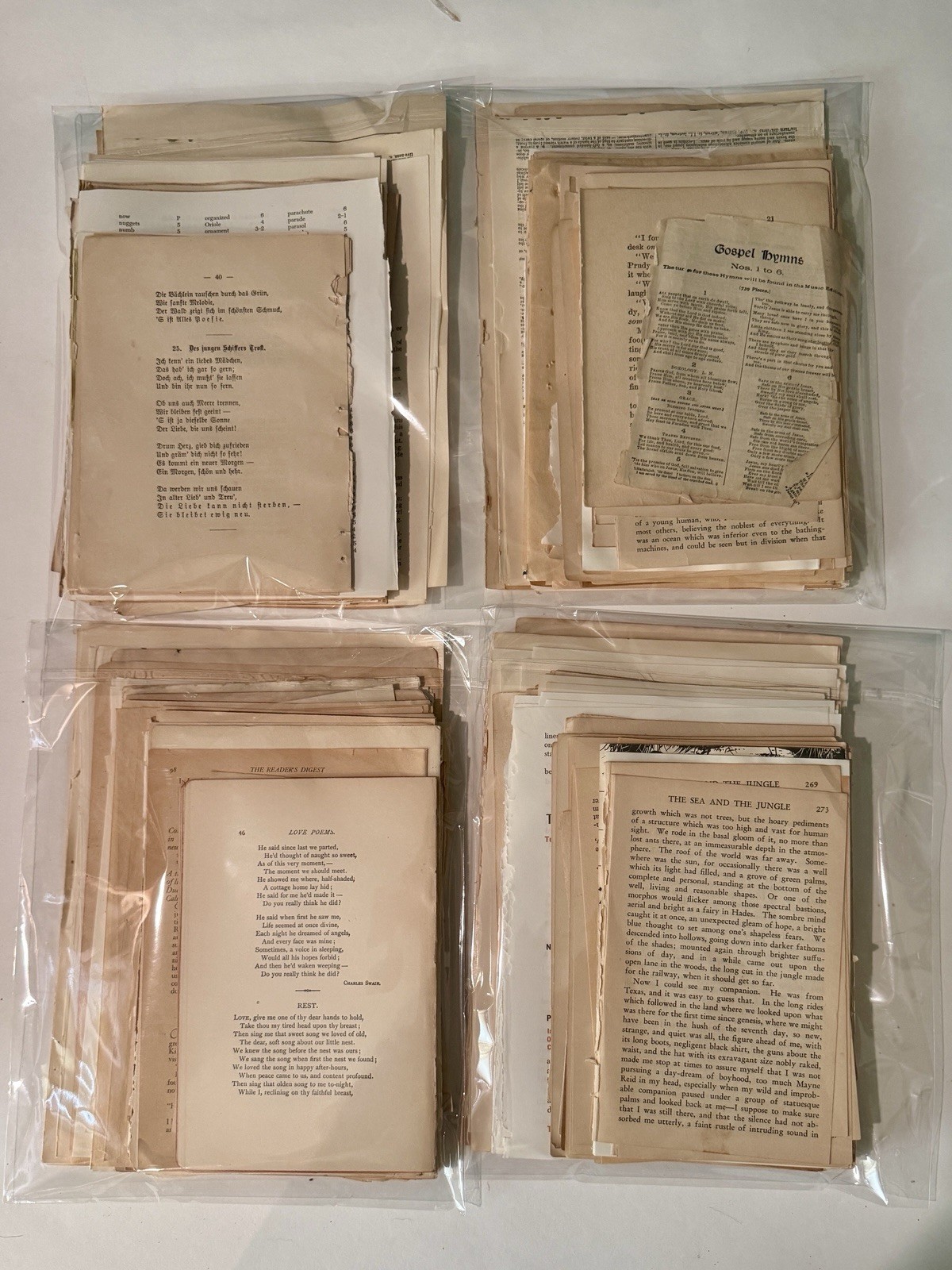 100+ Book Pages Antique Vintage Ephemera JUNK JOURNAL Mixed Media Art