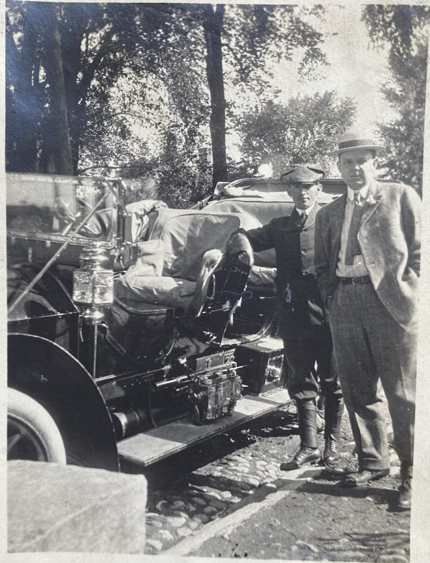 Antique Touring Car & Well Dressed Group Early 1900s 3 Original Vintage Photos Antique Touring Car & Well Dressed Group Early 1900s 3 Original Vintage Photos