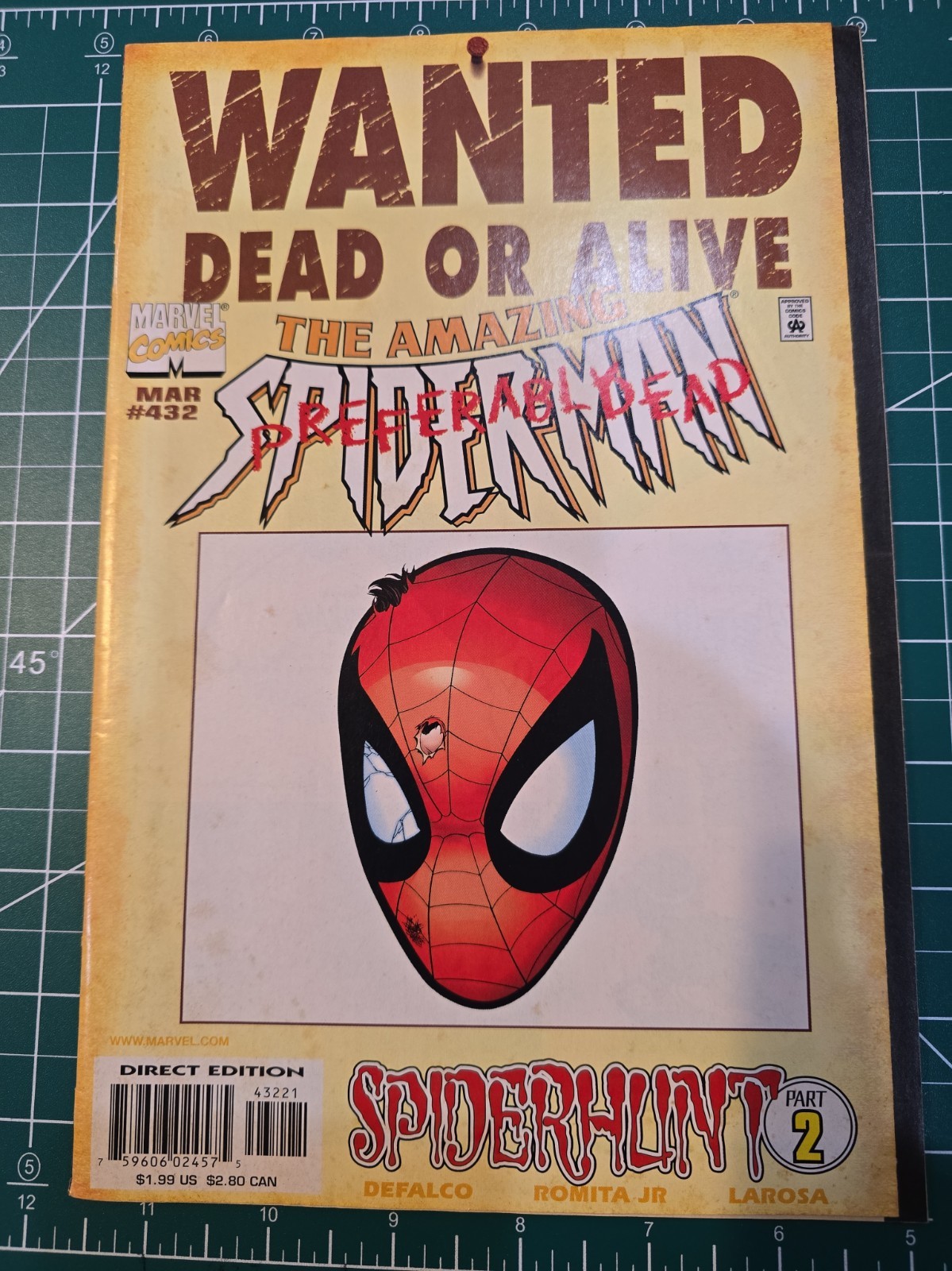 Amazing Spider-Man #432 Wanted Variant VG