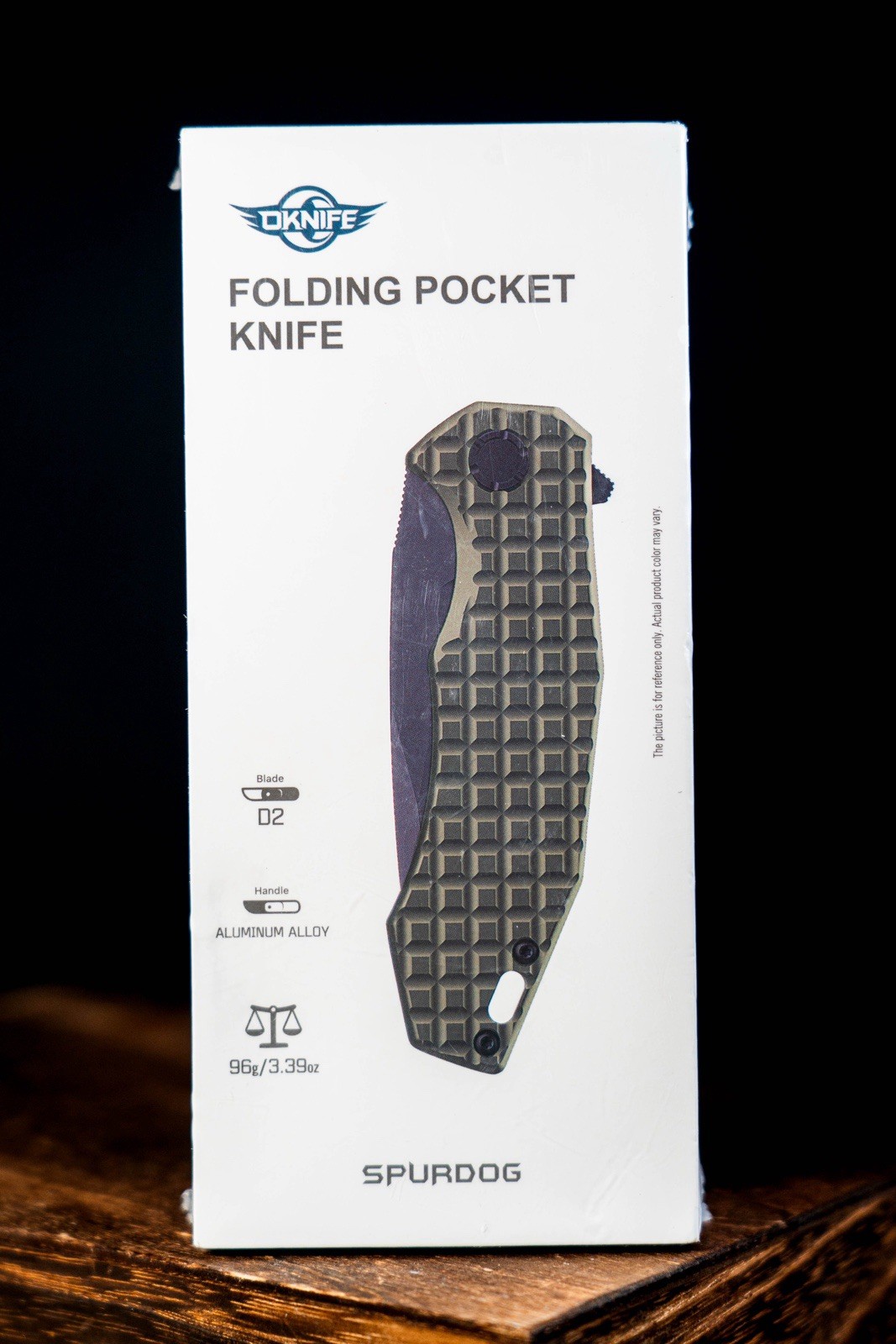 Oknife Spurdog OD Green D2 Folding Pocket Knife New Sealed SN 0789