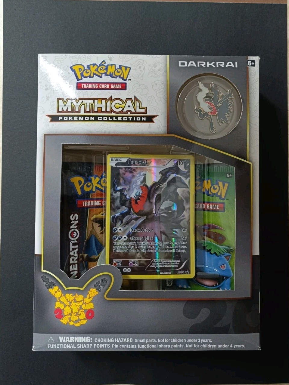 Pokemon TCG Mythical Pokemon Collection Darkrai Kit Generations 20 Th Pokemon TCG Mythical Pokemon Collection Darkrai Kit Generations 20 Th