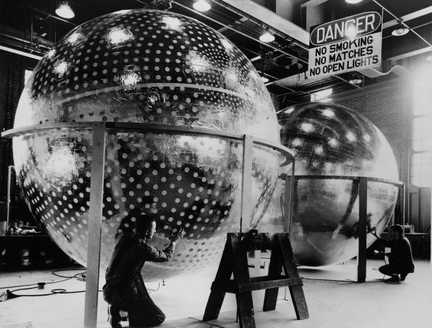Usa Satellites In The Sixties Historic 1960s Old Photo