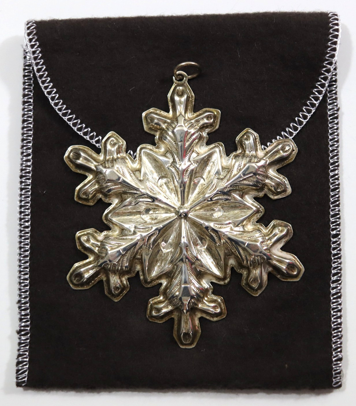Gorham Sterling Annual Snowflake Ornament 1973, 4th Edition USED