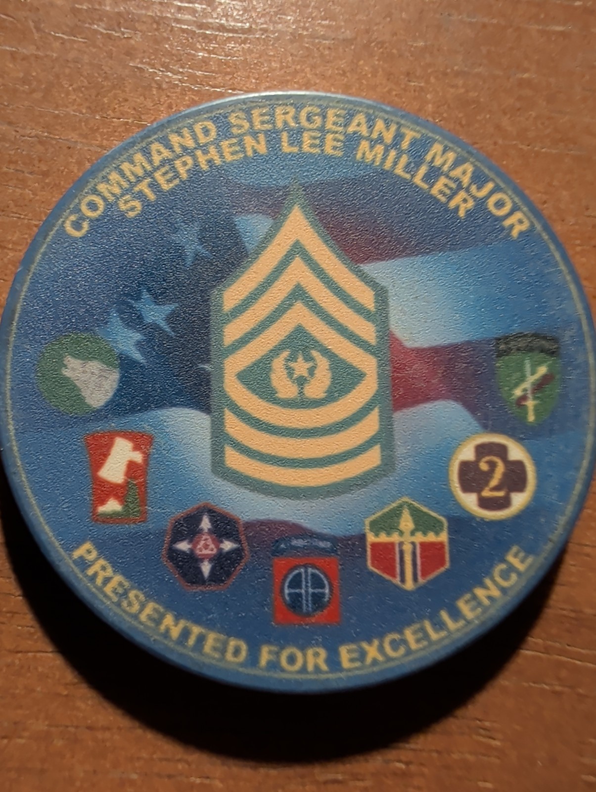 Steven Lee Miller Challenge Coin Guam 1996 Operation Pacific Haven Rare 
