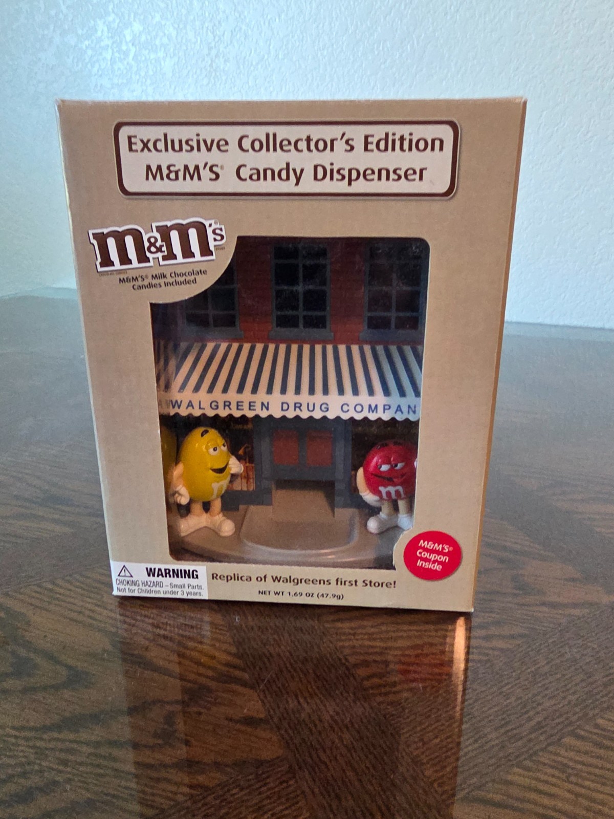M&M\'s Candy Dispenser Replica of Walgreens First Store 2008 Collector\'s Edition