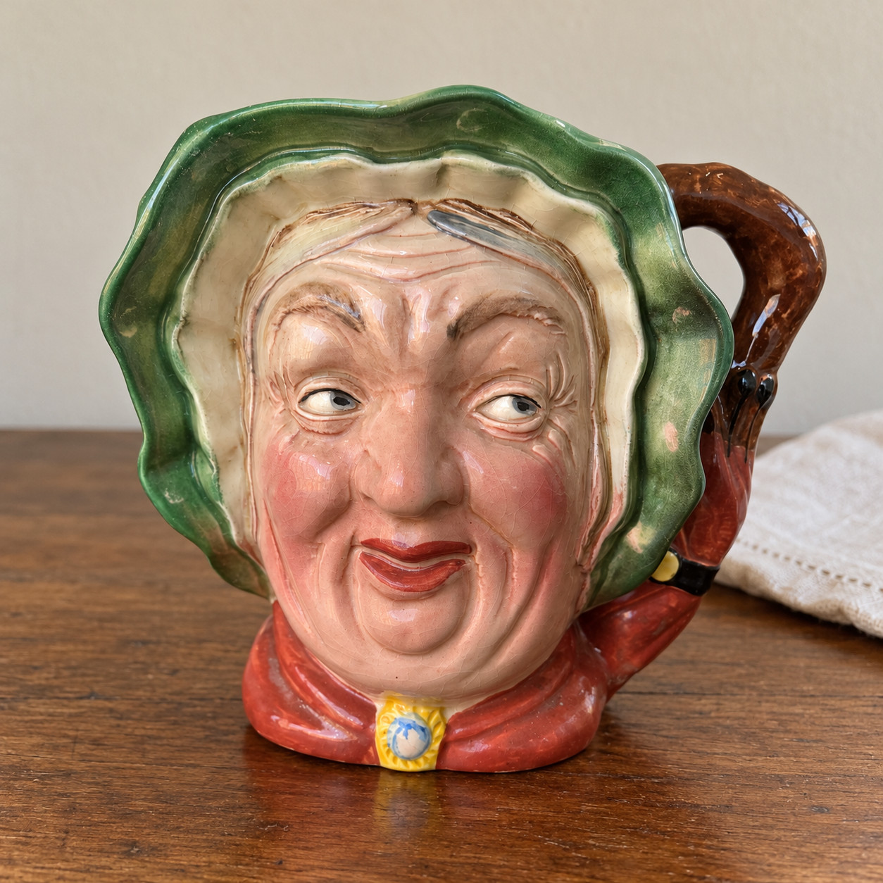 Vintage Beswick Sairey Gamp Character Toby Jug 371 Large 7\