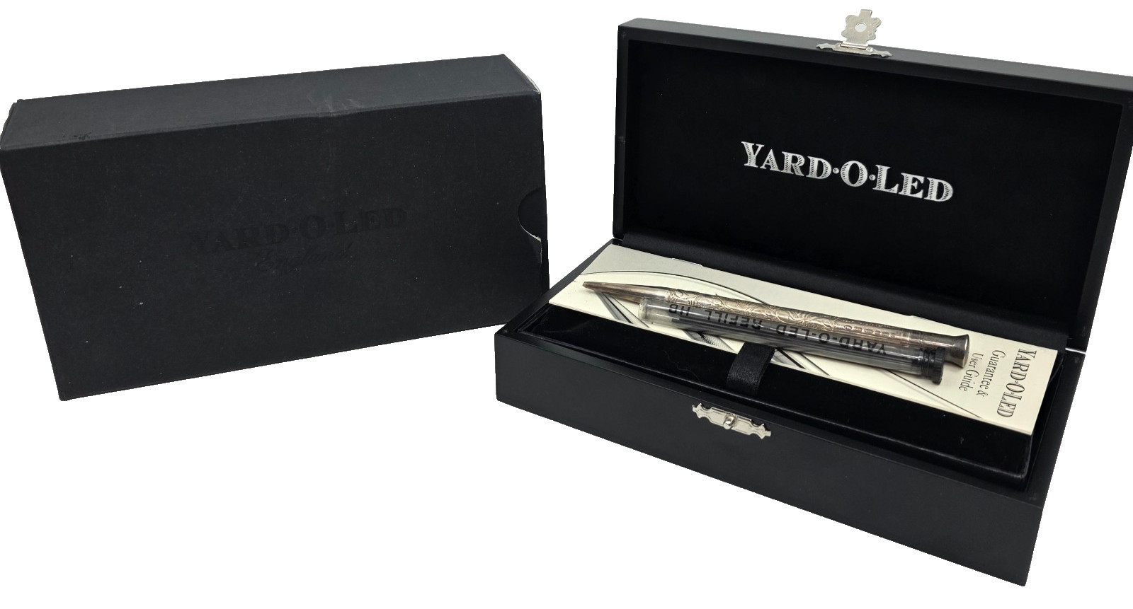 Yard O Led Sterling Silver Perfecta Victorian Engraved Mechanical Pencil VG++