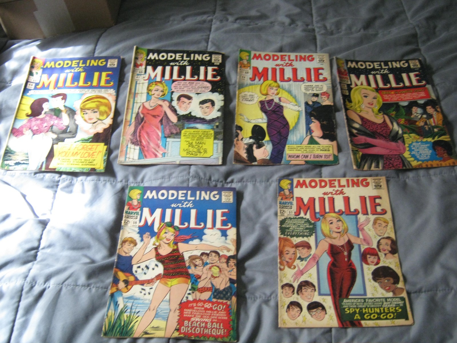 Vintage Marvel Modeling with Millie  Comic Lot of 6 #40 41 50 51  44 48