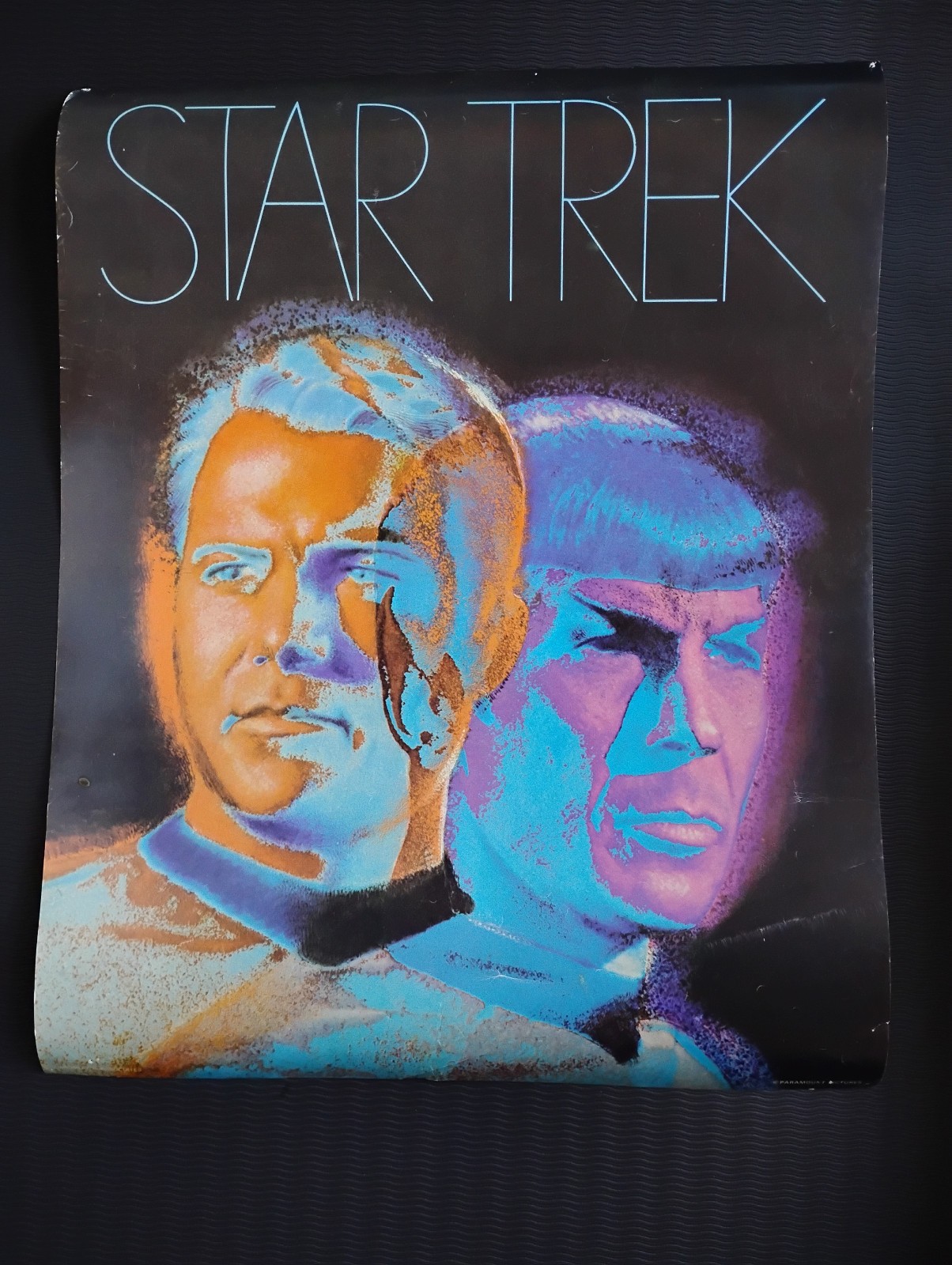 Original STAR TREK psychedelic Poster ~ 1970s ~ 23\