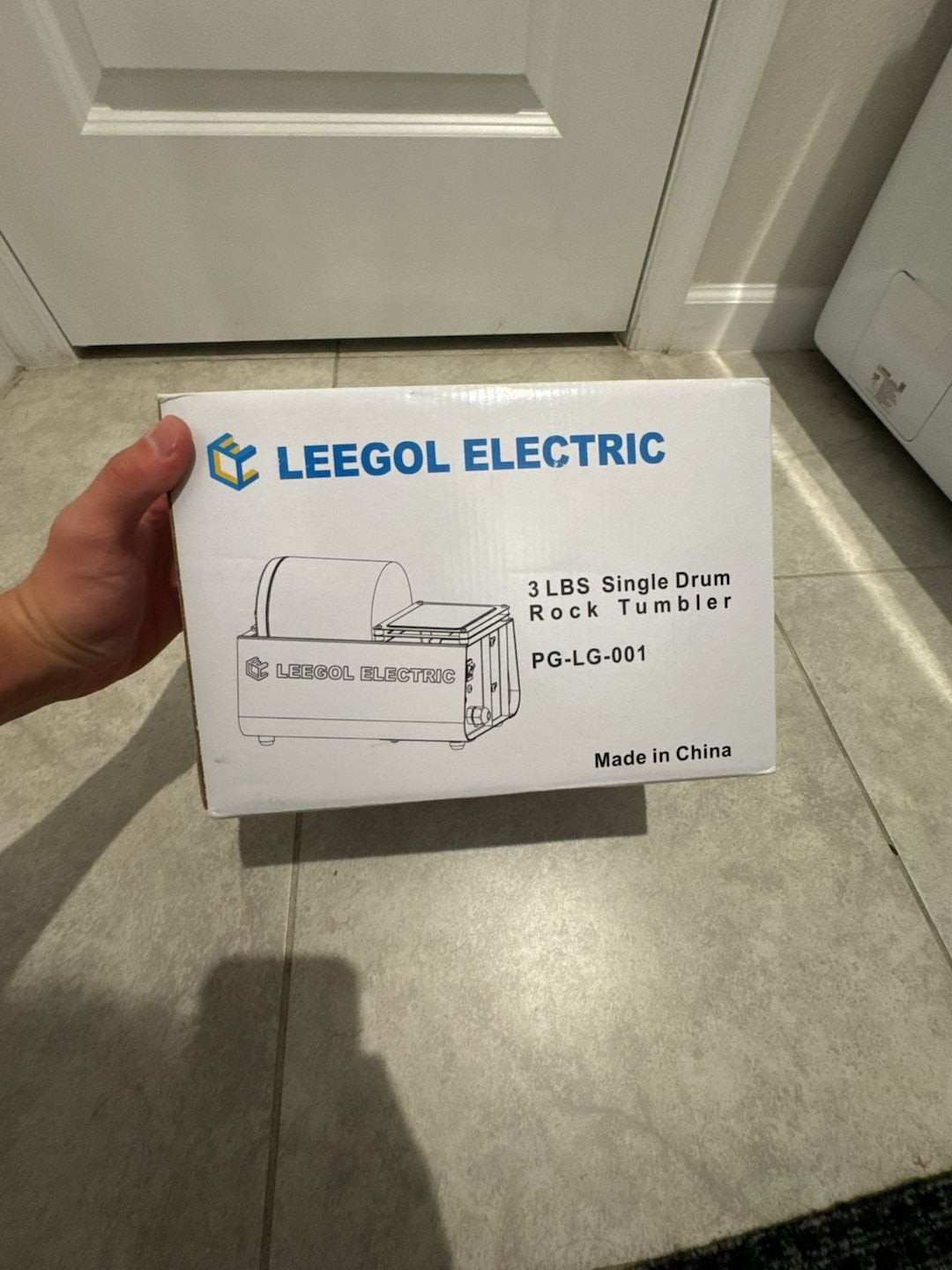 Leegol Electric Hobby Rock Tumbler Machine, Single Drum 3lb Capacity, PG-LG-001 Leegol Electric Hobby Rock Tumbler Machine, Single Drum 3lb Capacity, PG-LG-001