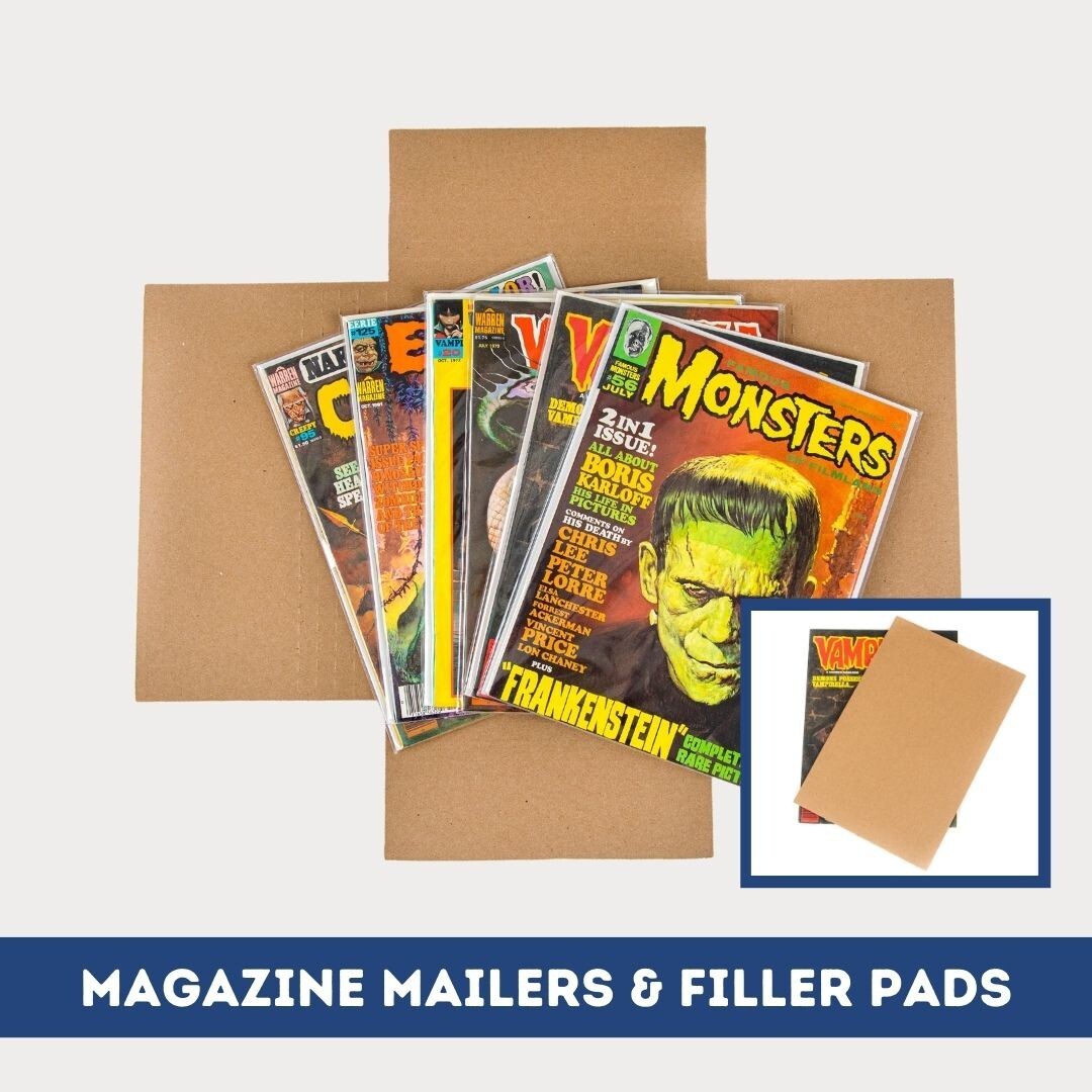 GEMINI Magazine Mailers with Filler Pads Bundle GEMINI Magazine Mailers with Filler Pads Bundle