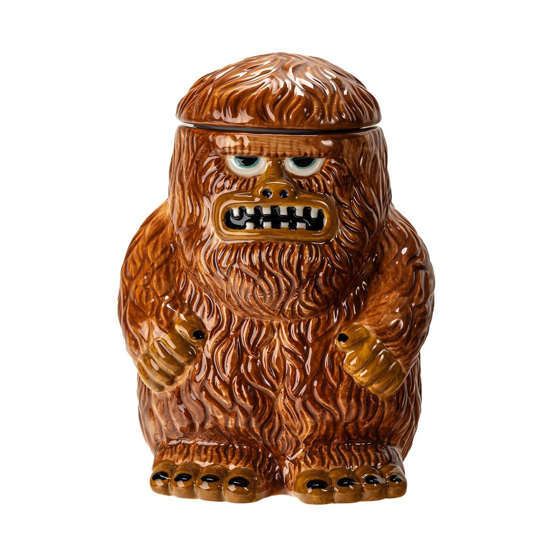 PT  Bigfoot Hand Painted Ceramic Cookie Jar