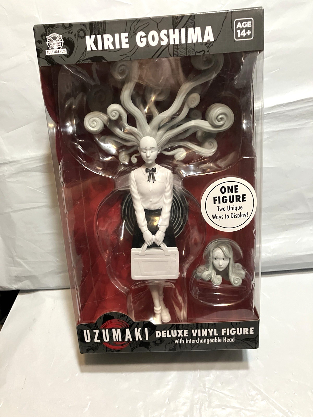 CULTUREFLY UZUMAKI KIRIE GOSHIMA DELUXE VINYL FIGURE WITH SWAPPABLE HEAD CULTUREFLY UZUMAKI KIRIE GOSHIMA DELUXE VINYL FIGURE WITH SWAPPABLE HEAD