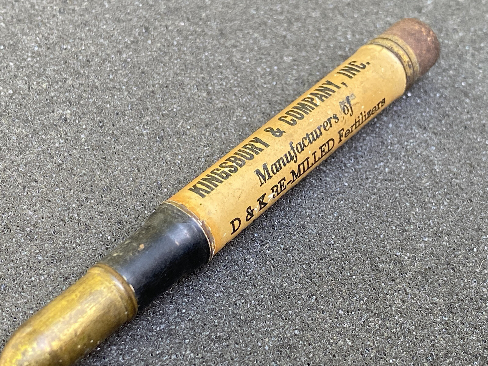 vtg kingsbury & co D&k fertilizer indianapolis peru indiana bullet pencil