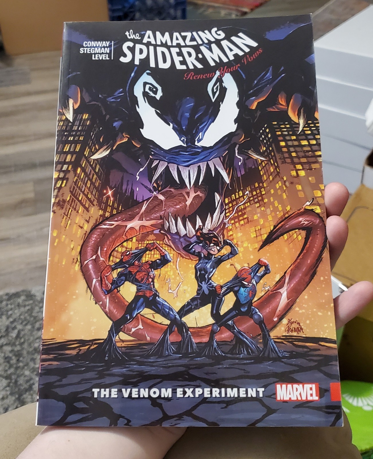 Amazing Spider-Man Renew Your Vows Vol 2 The Venom Experiment 1st Printing TPB