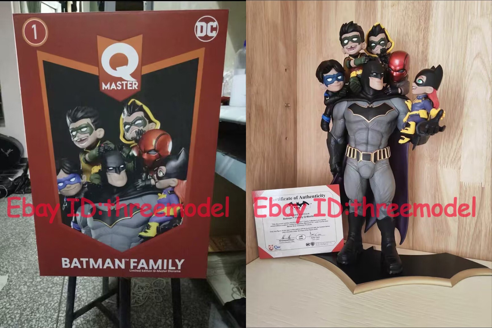 QMx Q-master: Batman Family Statue Model 15'' High Sculptures Limited Edition