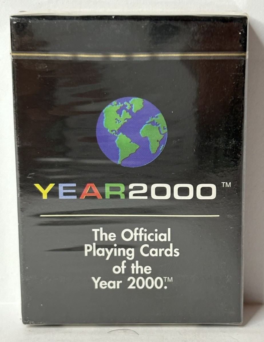 Year 2000 Official Playing Cards of The Year 2000 Y2K New & Sealed