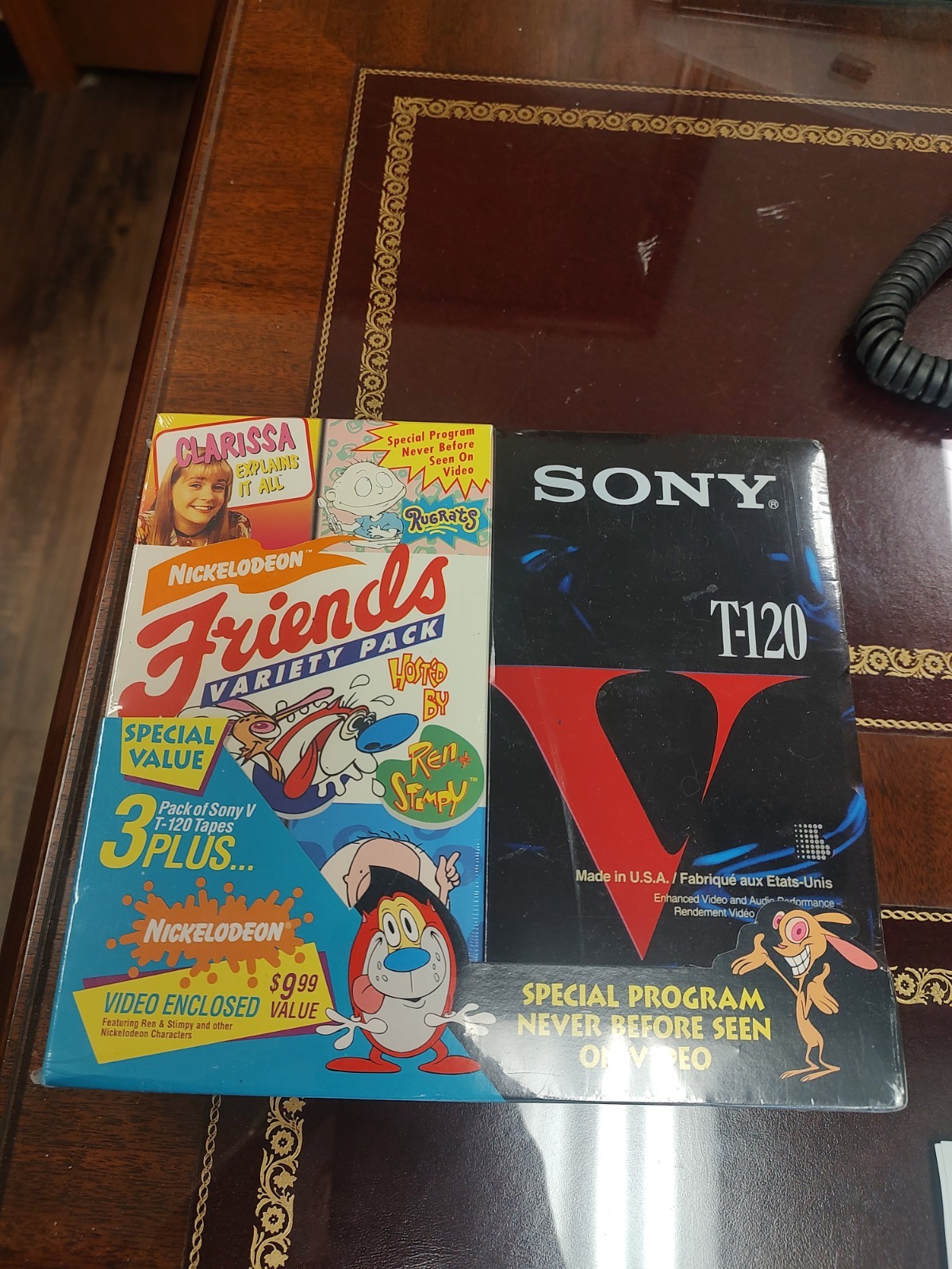 MINT NEW OLD STOCK SEALED Nickelodeon Friends VHS Variety Pack RARE REN & STIMPY