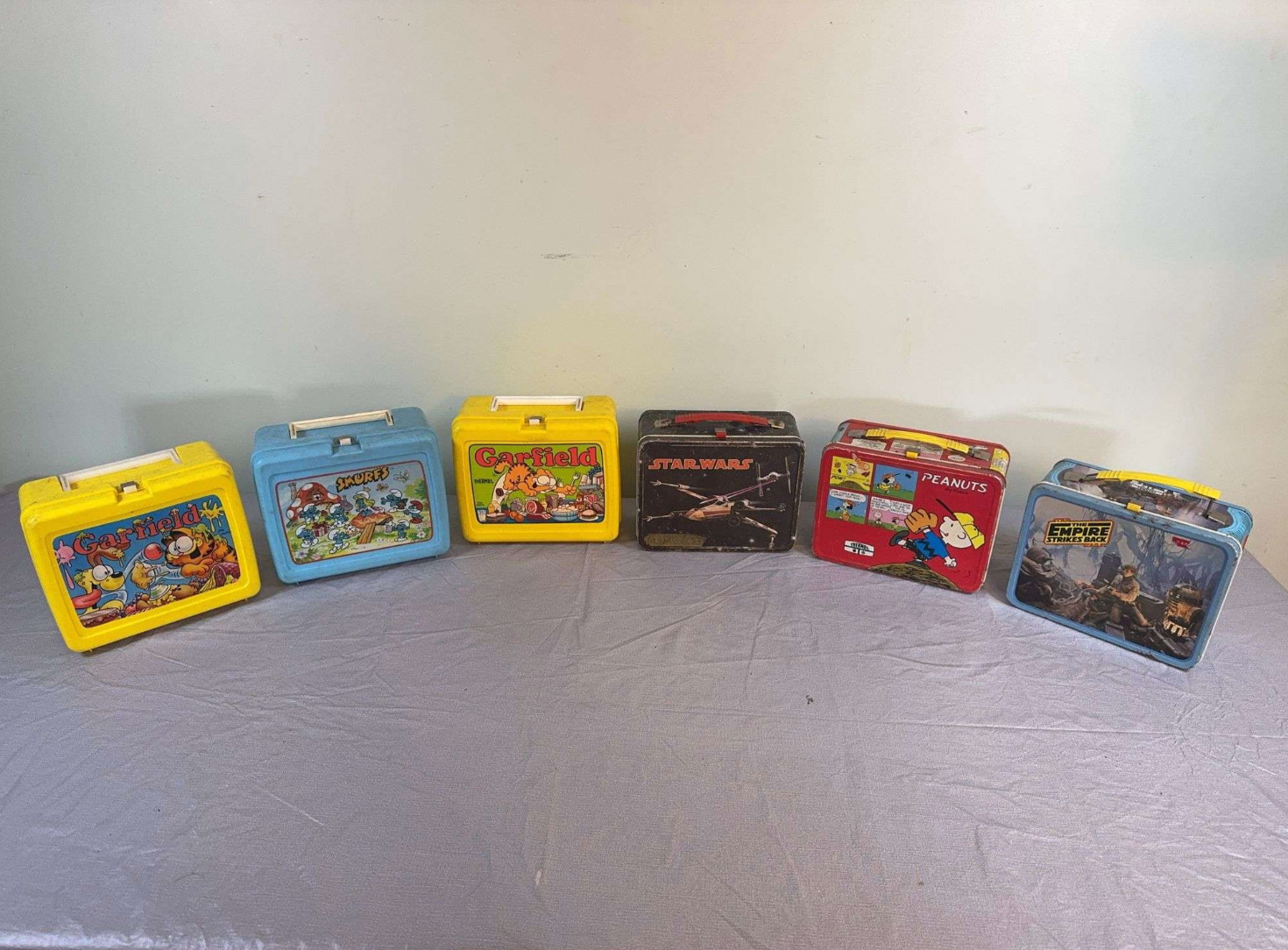 Vintage 1980 Star Wars Empire Strikes Back Metal Lunch Box & Thermos Aladdin Vintage 1980 Star Wars Empire Strikes Back Metal Lunch Box & Thermos Aladdin