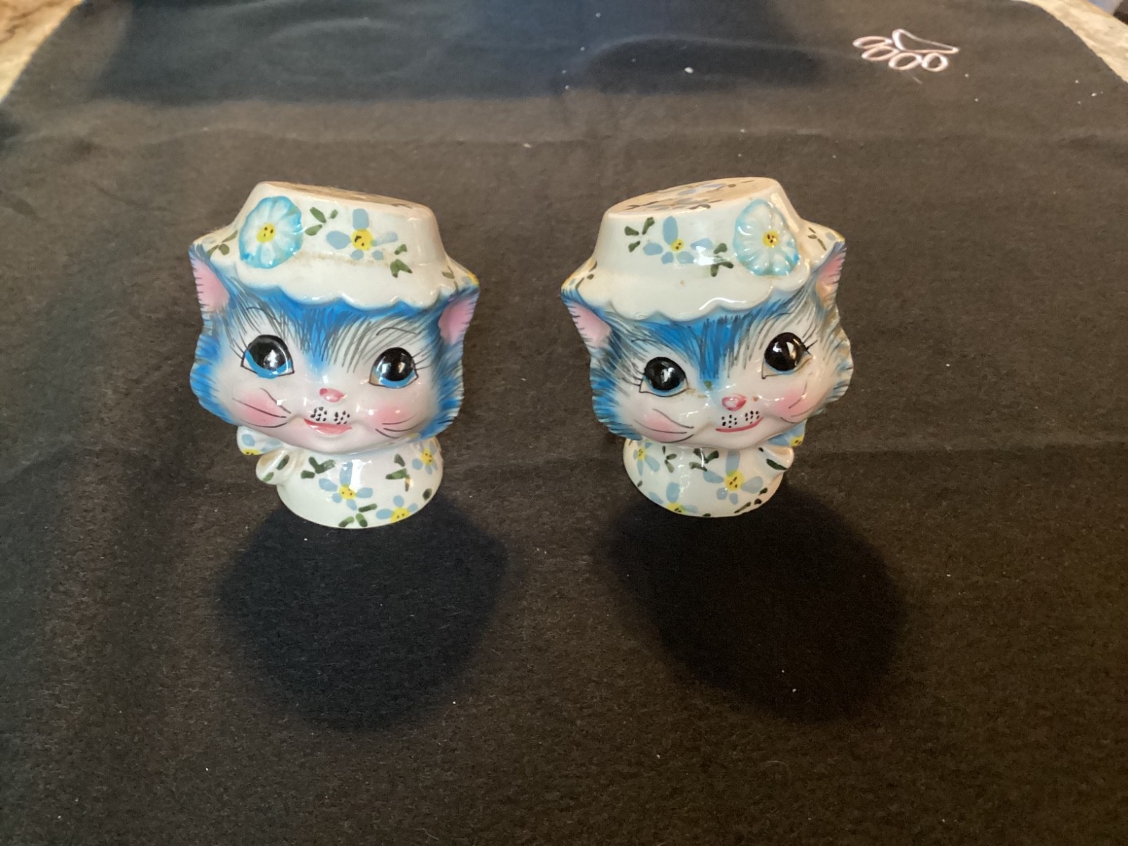 Lefton Miss Priss Kitty Cat Salt & Pepper Shakers 1511 Kitschy Kitchen 3\ Lefton Miss Priss Kitty Cat Salt & Pepper Shakers 1511 Kitschy Kitchen 3\