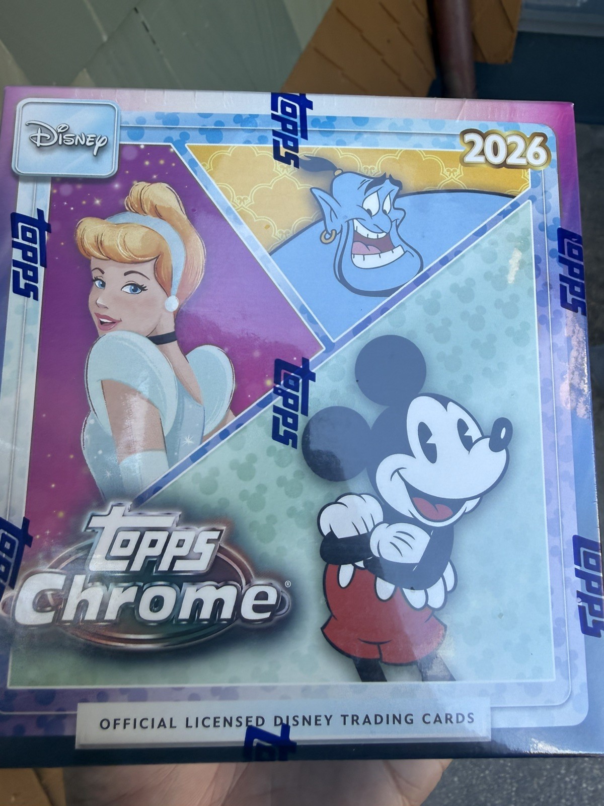 2026 TOPPS CHROME DISNEY MEGA BOX (56 Cards) Brand New Factory Sealed QTY