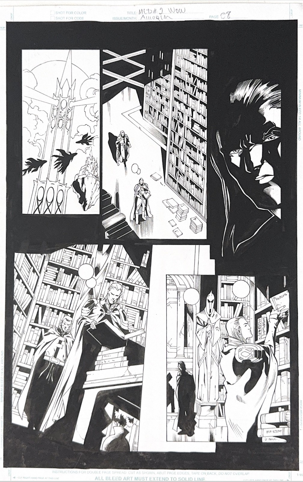 Original :Brian Pulido's Medieval Lady Death: War of the Winds #2 Story Page # 8