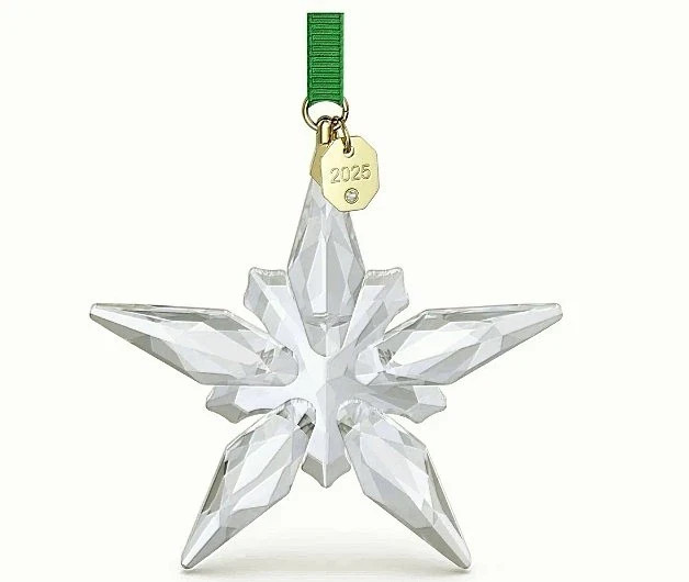 Swarovski Crystal 2025 Annual Limited Edition Ornament White Gold Gift # 5691172