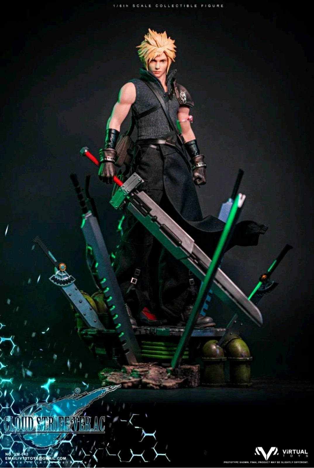 Virtual Toys Cloud Strife Ver. AC 1/6 Scale Figure Character: Cloud Strife VM-042