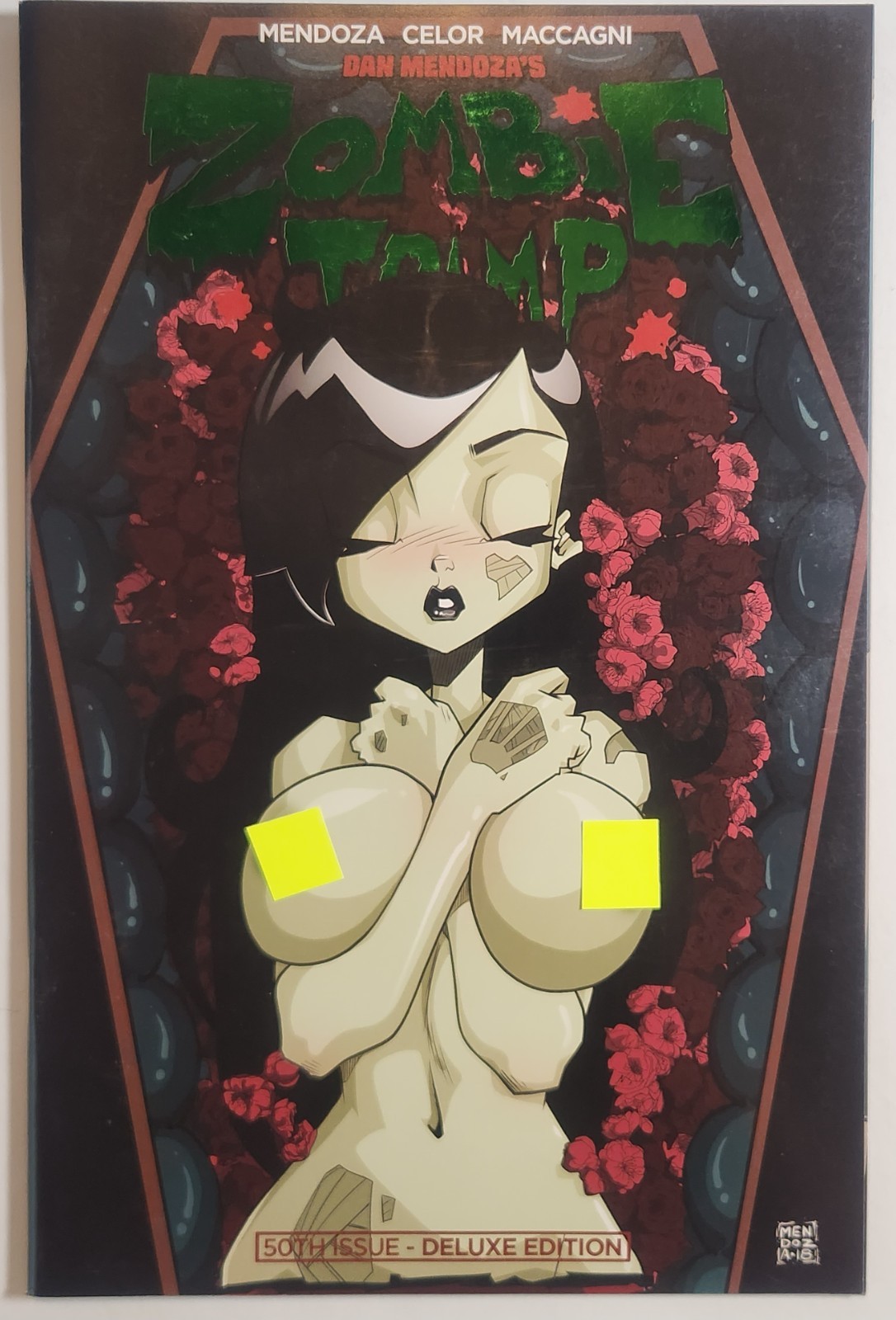 ZOMBIE TRAMP #50 ACTIONLAB COMICS 2018 COFFIN COVER D RISQUE VARIANT RARE VF/NM