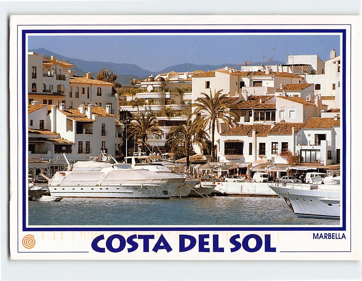 Postcard Costa Del Sol, Marbella, Spain