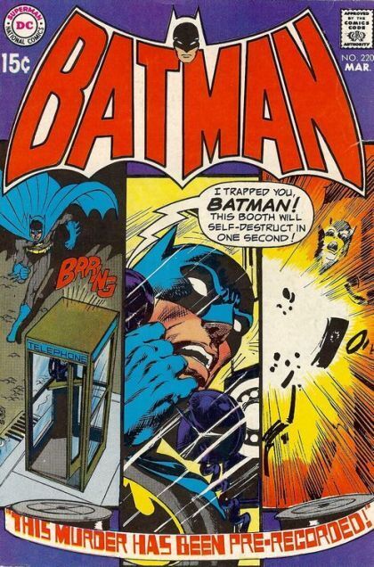 DC Comics Batman Vol 1 #220 1970 4.0 VG