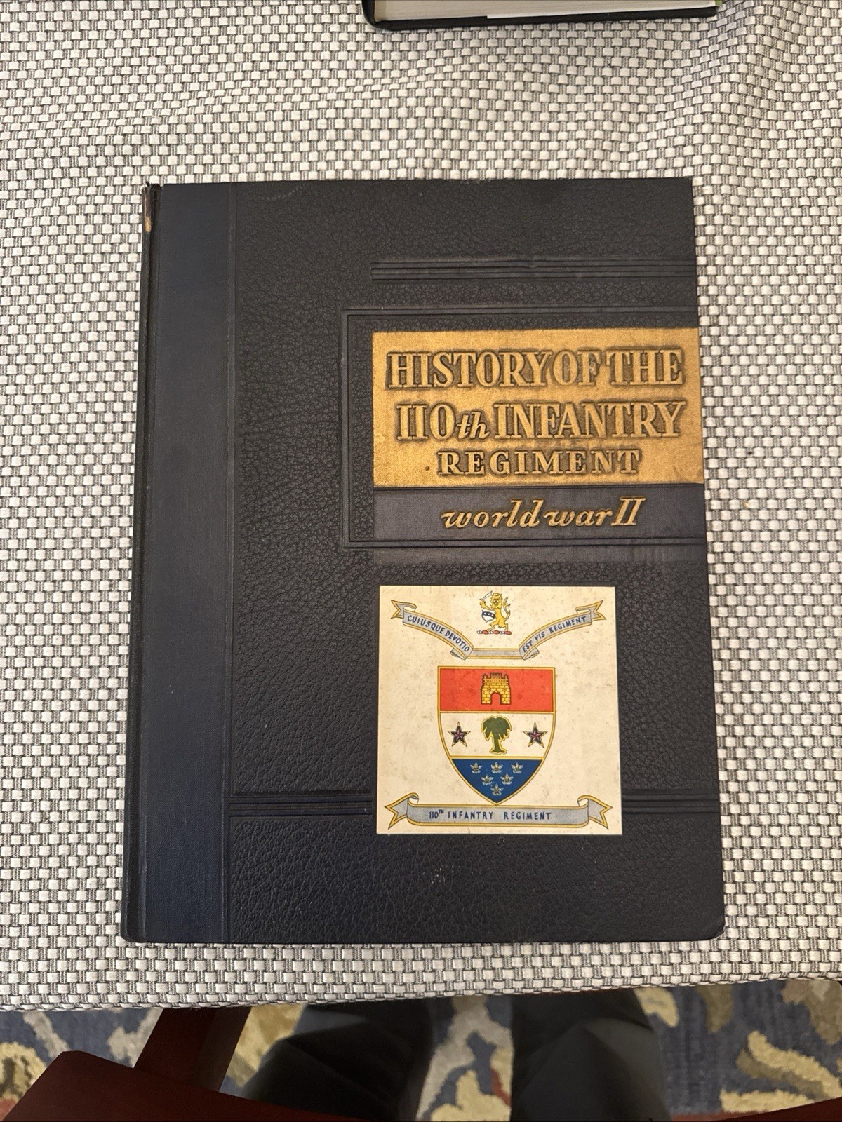 1945 WWII History 110th Infantry Regiment 28th Division US Army Military Book