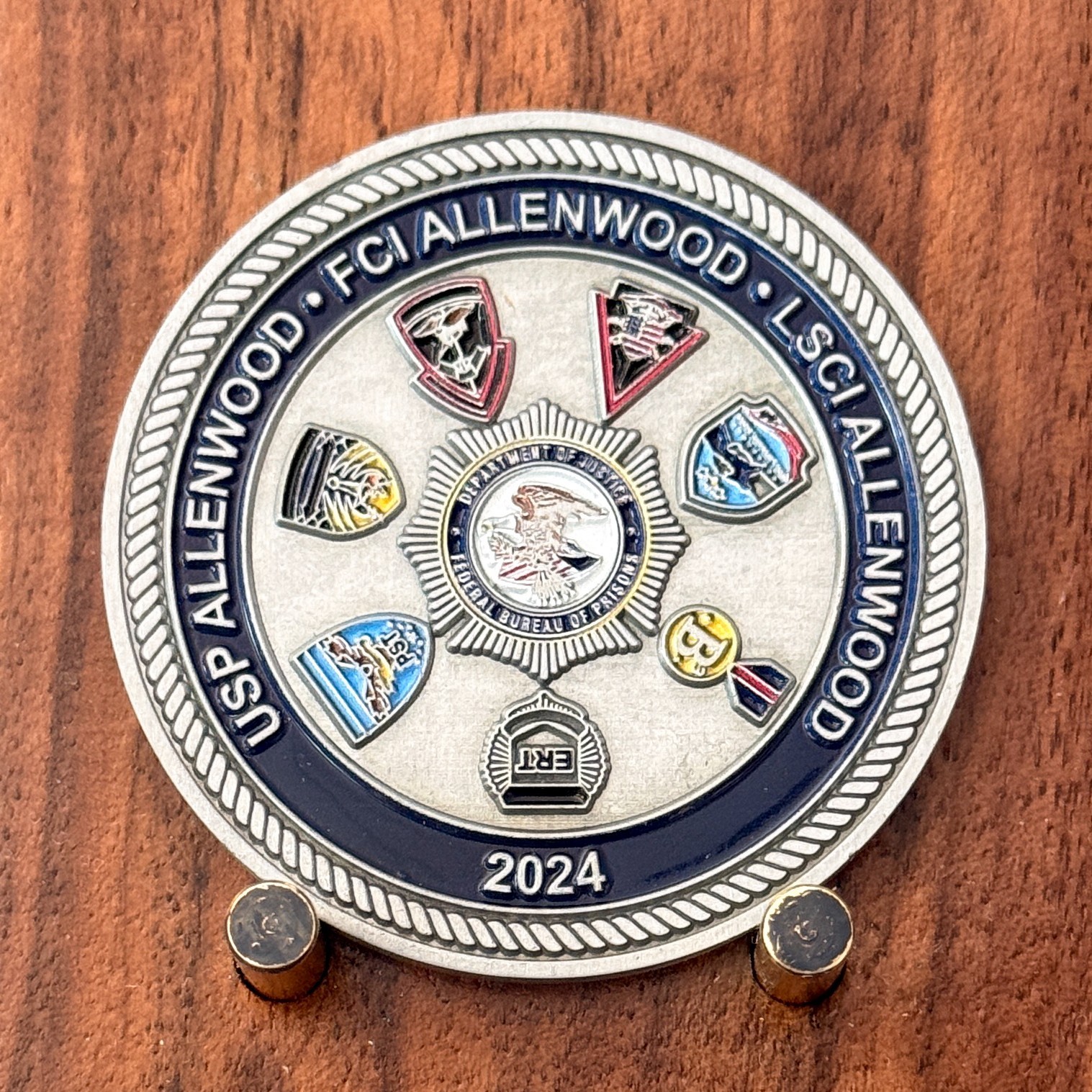 FCC Allenwood 2024 The Flagship Of The Bureau Challenge Coin  W#24