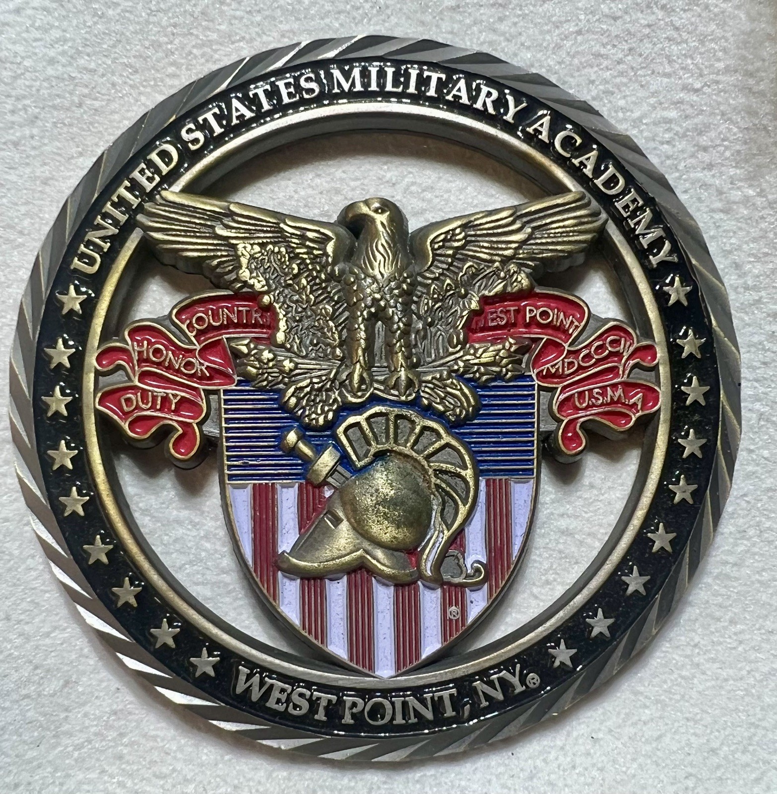 VERY RARE Challenge Coin - Superintendent USMA West Point NY LARGE