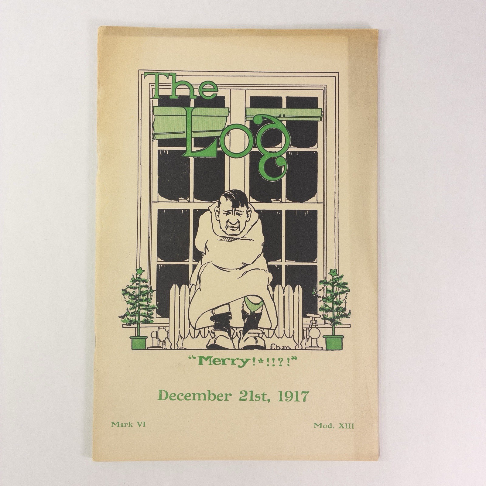 THE LOG Dec. 21, 1917 U.S. Navy Naval Academy Midshipman Published Magazine Vtg