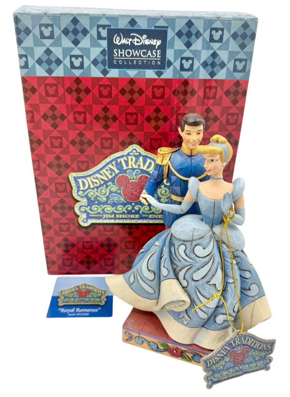 Jim Shore Disney Traditions Royal Romance 4015340 Cinderella & Prince Charming