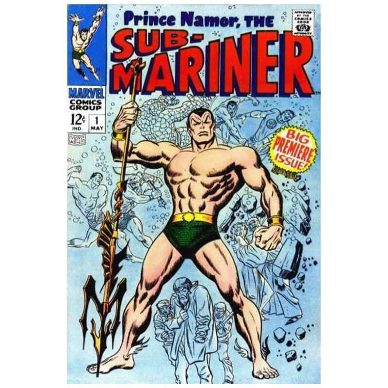 Sub-Mariner #1  - 1968 series Marvel comics VG+ / Free USA Shipping [y\