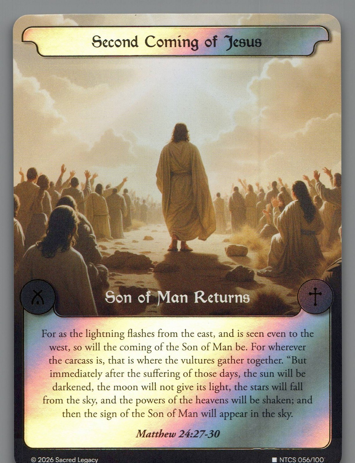 2026 Sacred Legacy 056/100 Second Coming of Jesus