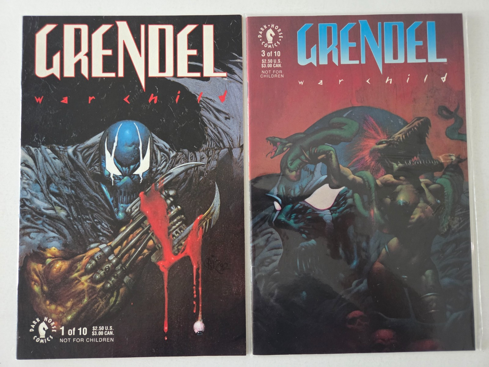 GRENDEL SET OF 31 ISSUES (1987) COMICO/DARK HORSE COMICS WAR CHILD MATT WAGNER