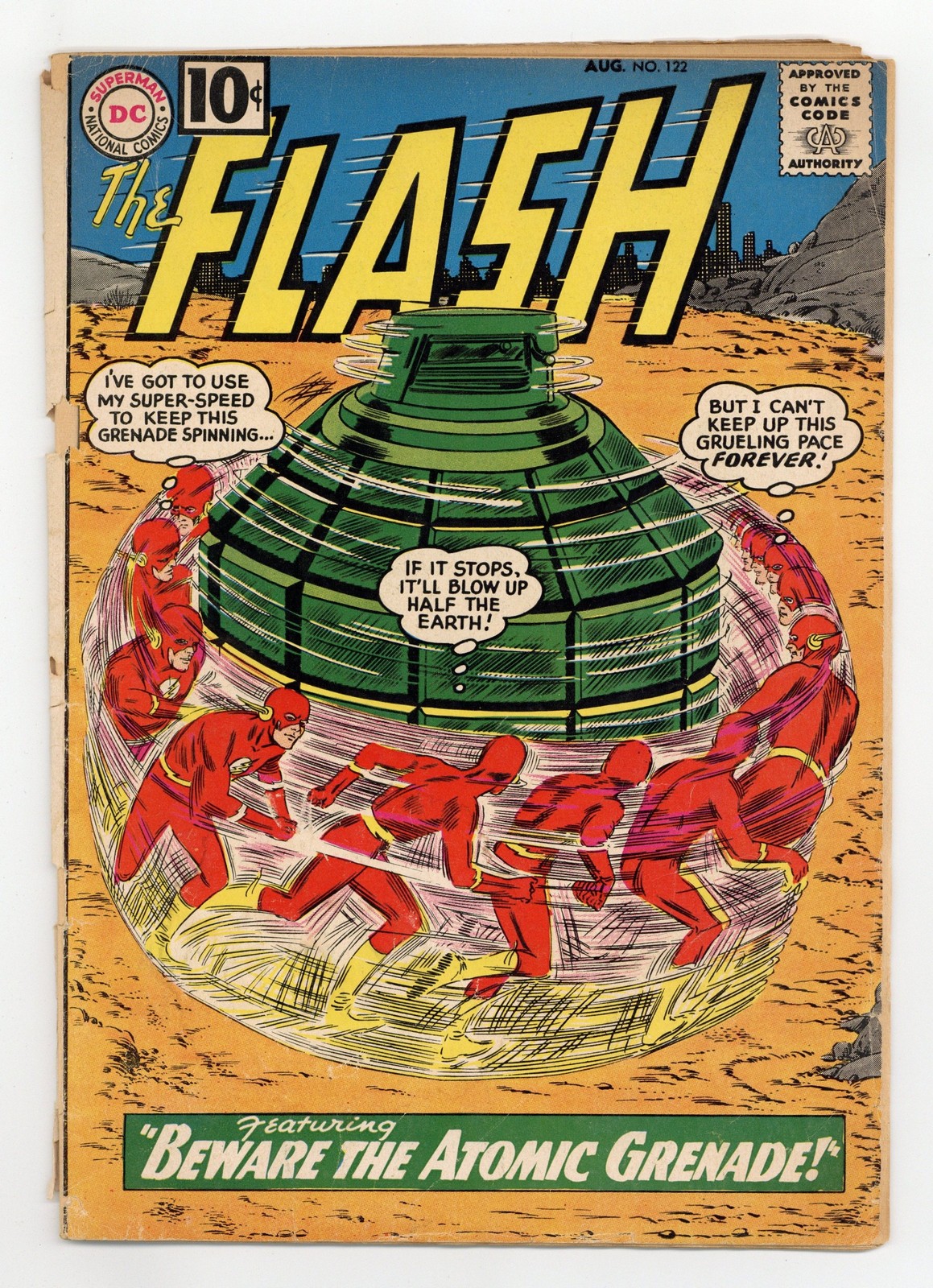 Flash #122 FR/GD 1.5 1961 1st app. Roscoe 