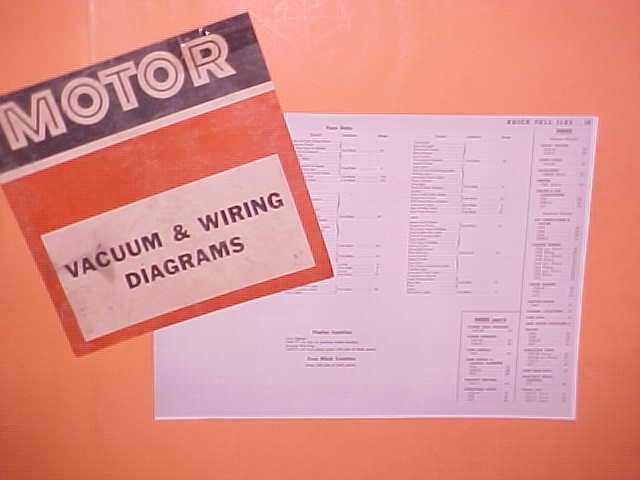 1967 1968 1969 1970 1971 BUICK RIVIERA ELECTRA WILDCAT VACUUM+WIRING DIAGRAMS