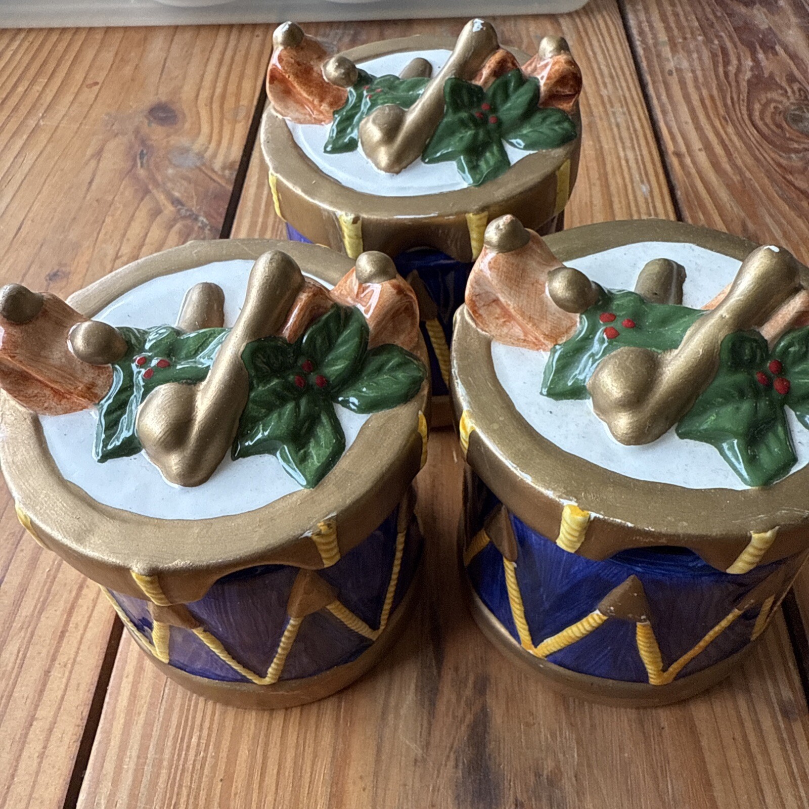 Whimsy Christmas by BLOCK Set 3 Jars  & Lid  4