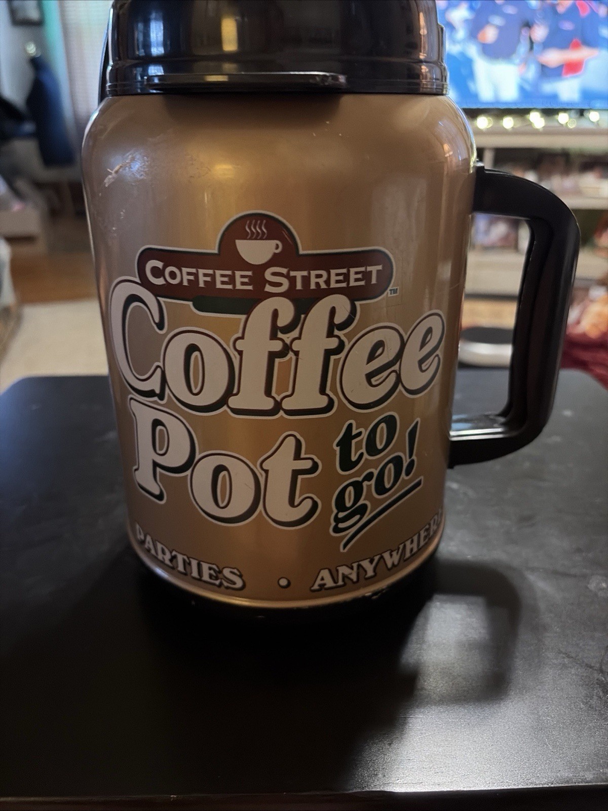 Speedway Whirley Speedy Premium 64oz. Coffee Pot To Go Travel Mug 1/2 Gallon