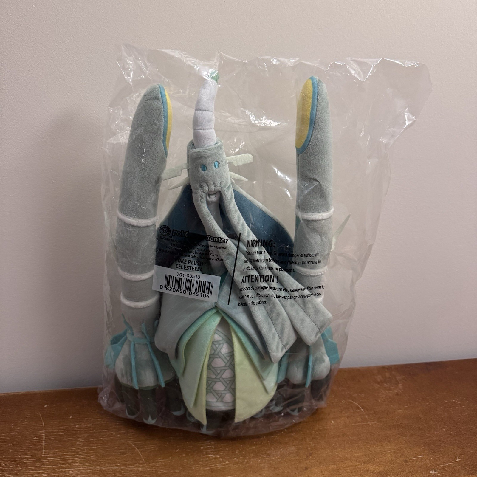 Pokemon Center CELESTEELA Plush Rare 18 Inch Collectible 2018 w/ Tags