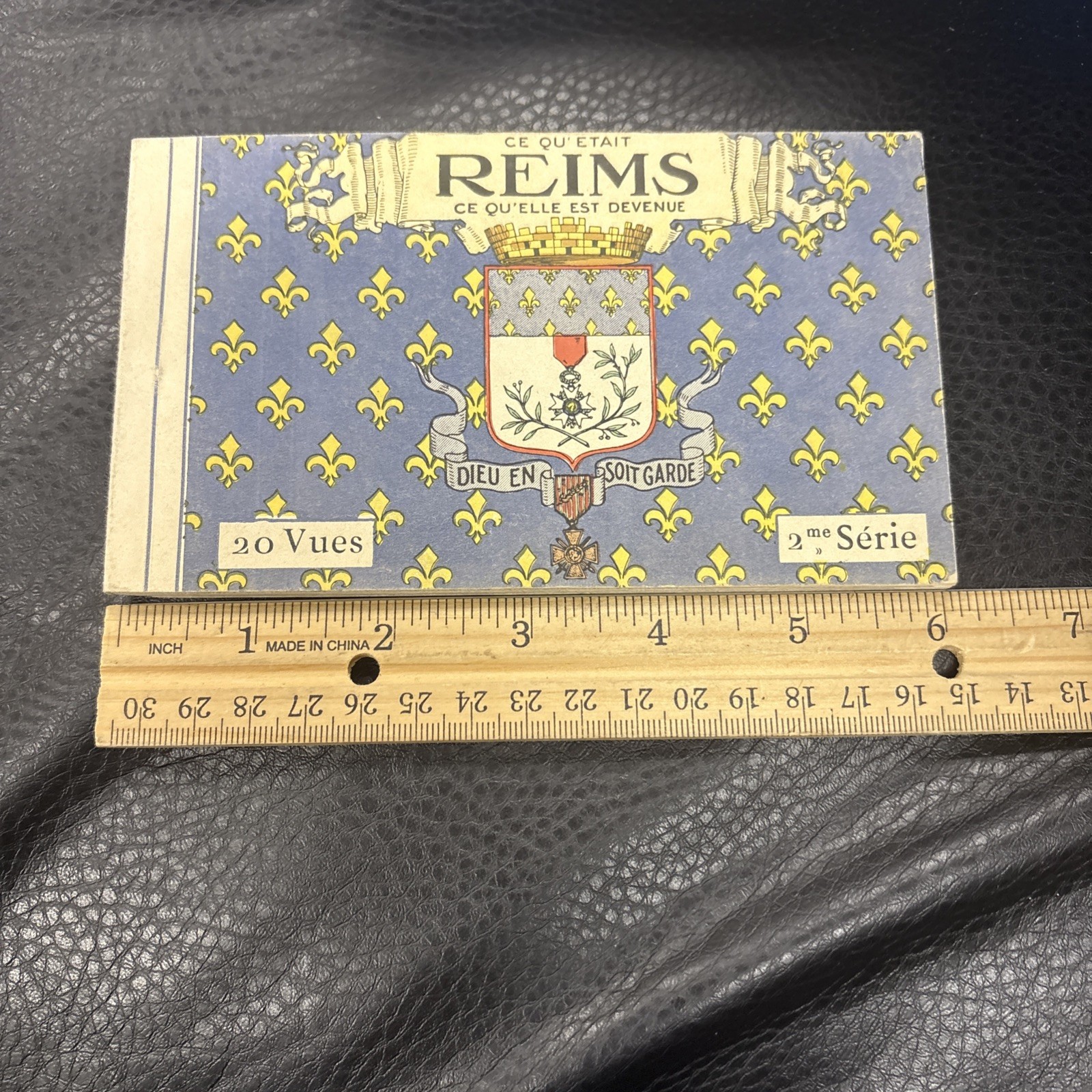 CE QU'ETAIT REIMS DE QU ELLE EST DEVENUE 20 detachable Postcards 2 Series France