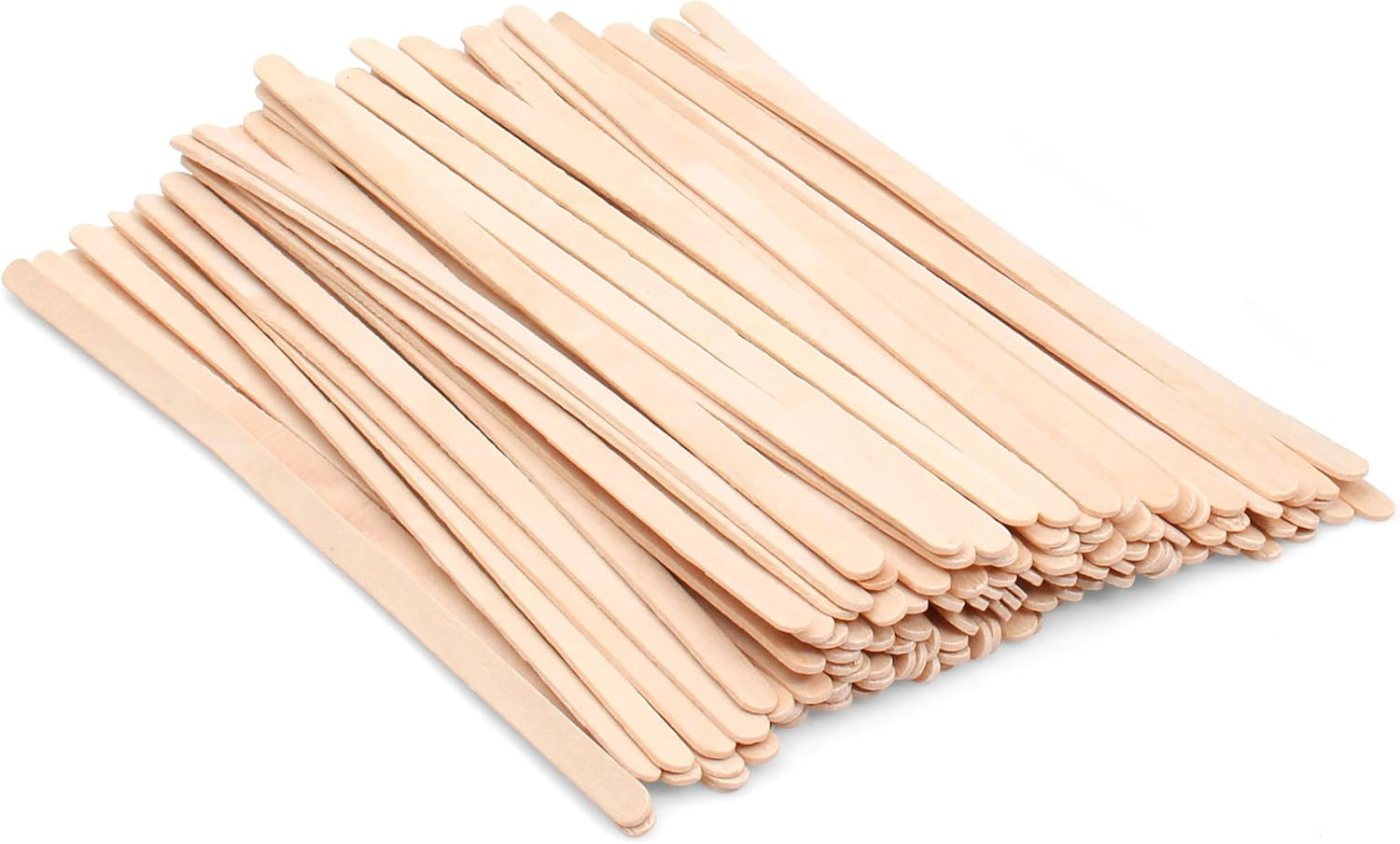 Wooden Coffee Stirrers - Coffee Stir Sticks 7.5 Inch,100pcs Disposable Birch Woo