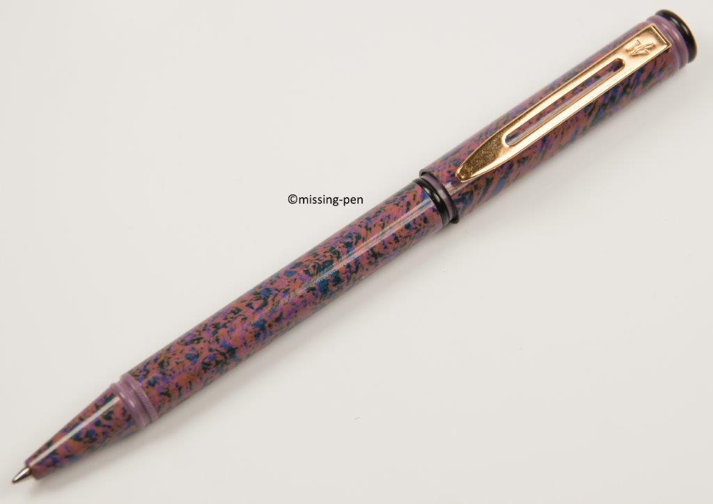 Waterman rare vintage FORUM Ballpoint Pen in rose design  (from the 1980s)